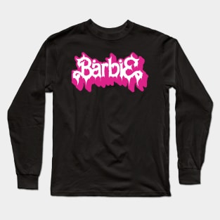 Metal Barbie logo Long Sleeve T-Shirt